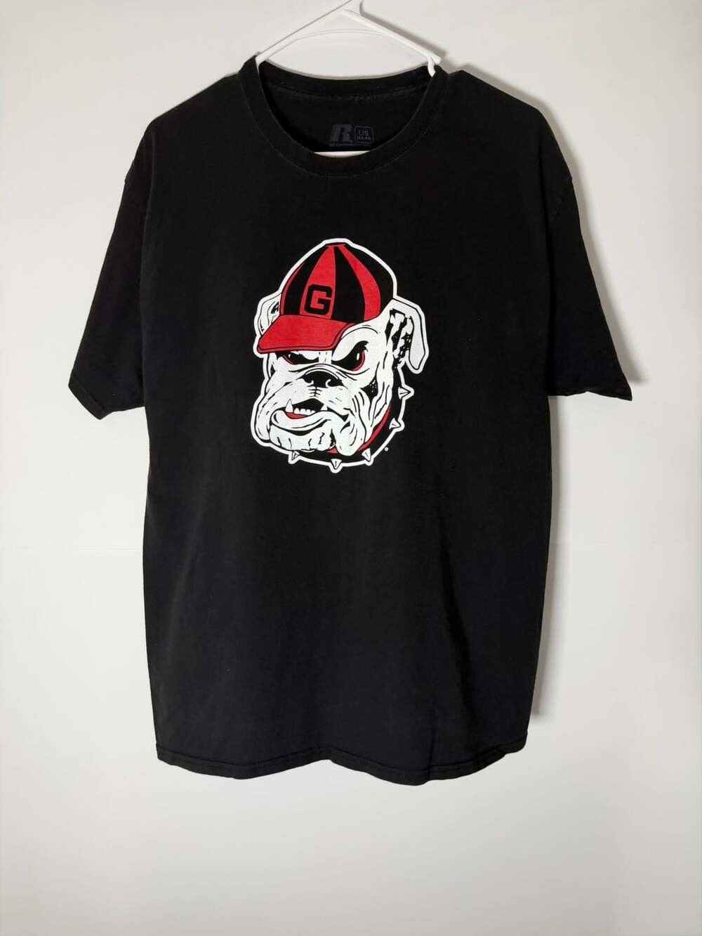 Russell Athletic Georgia Bulldogs Bulldog Logo T-Shirt Black L